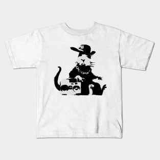 Banksy ghetto blaster Kids T-Shirt